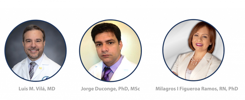 Fotos Dr. Vila, Dr. Duconge y Dra. Figueroa