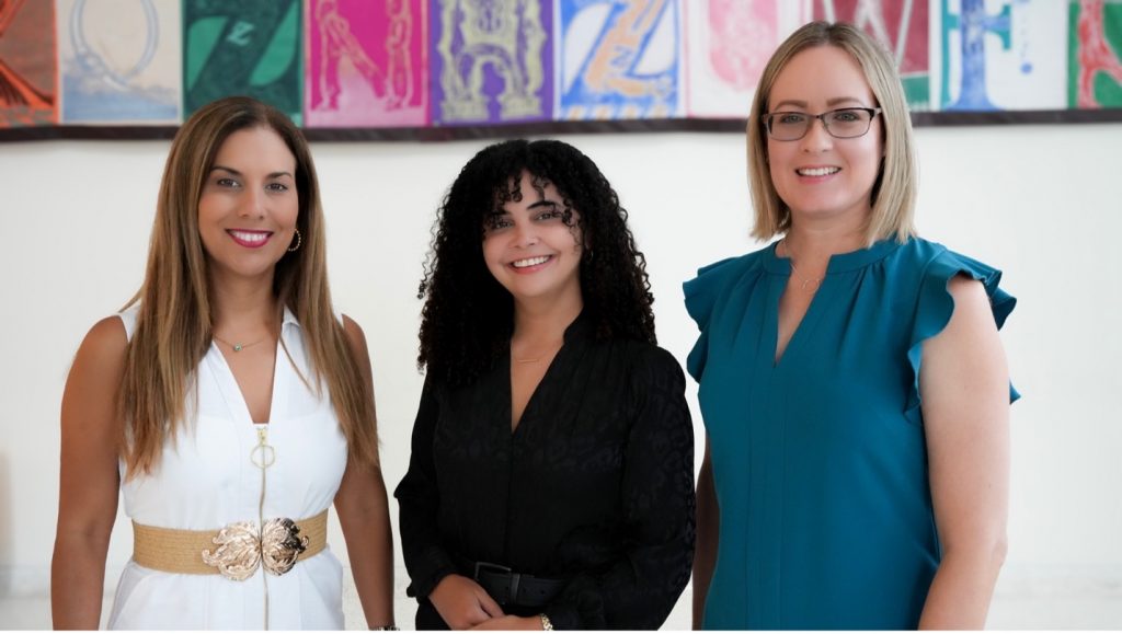 The CAPAC team from left to right: Dr. Ana Patricia Ortiz (Director of the CAPAC Program), Nadia Centeno-Alvarado, MPHE, MPH (Program Coordinator), and Dr. Marievelisse Soto-Salgado (Associate Director of CAPAC).