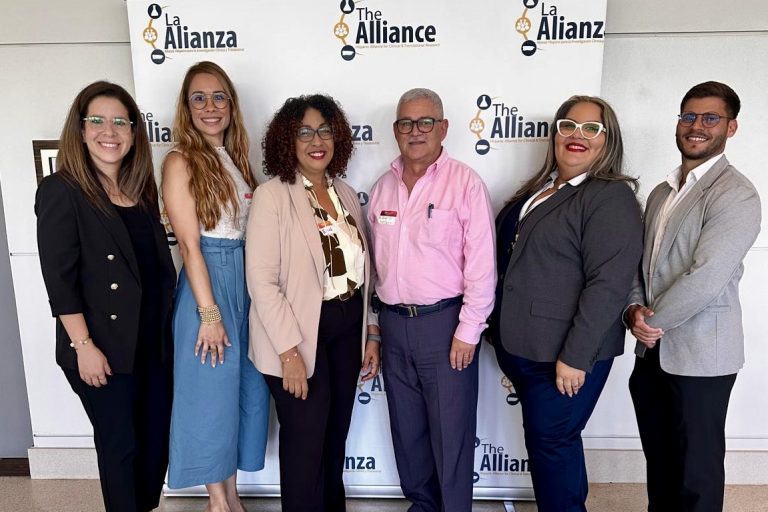 Pictured left to right: Barbara Carlo (GROW PR Network’s Administrative Coordinator), Dr. Carlamarie Noboa (GROW PR Network’s Co-Leader), Dr. Enid García (GROW PR Network’s Leader), Dr. José Rodríguez (Hospital General Castañer’s Medical Director), Ms. Loren Meléndez (GROW PR Network’s Programmatic Coordinator), and Mr. Fabián Ramírez (Hospital Episcopal San Lucas’ GME Research Coordinator). Pictured left to right: Barbara Carlo (GROW PR Network’s Administrative Coordinator), Dr. Carlamarie Noboa (GROW PR Network’s Co-Leader), Dr. Enid García (GROW PR Network’s Leader), Dr. José Rodríguez (Hospital General Castañer’s Medical Director), Ms. Loren Meléndez (GROW PR Network’s Programmatic Coordinator), and Mr. Fabián Ramírez (Hospital Episcopal San Lucas’ GME Research Coordinator).