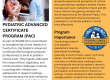PEDIATRIC ADVANCED CERTIFICATE PROGRAM