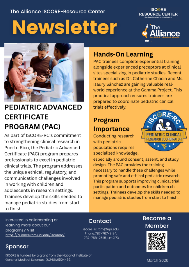 PEDIATRIC ADVANCED CERTIFICATE PROGRAM