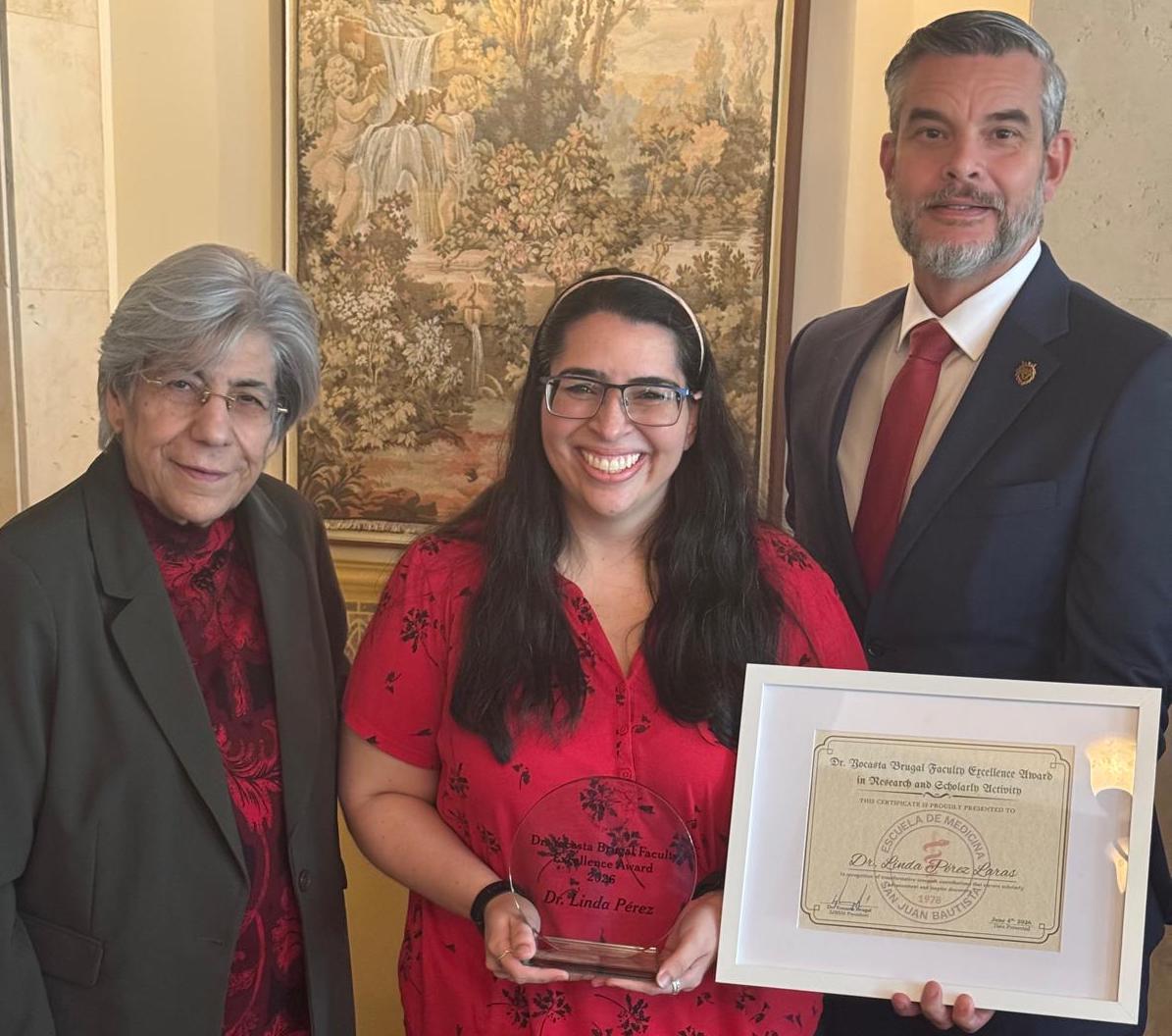 Faculty recognition activity honoring Dr. Linda Perez-Laras and Dr. Elizabeth Padilla Rivera