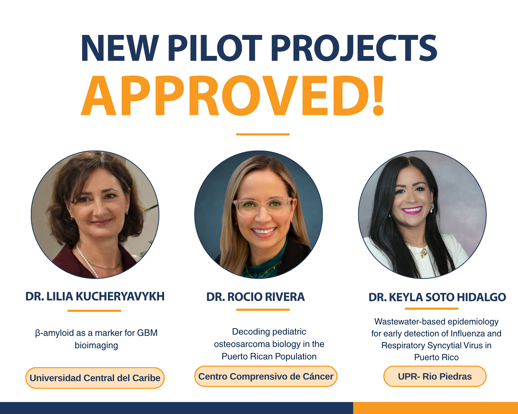 New Pilot Projects approved